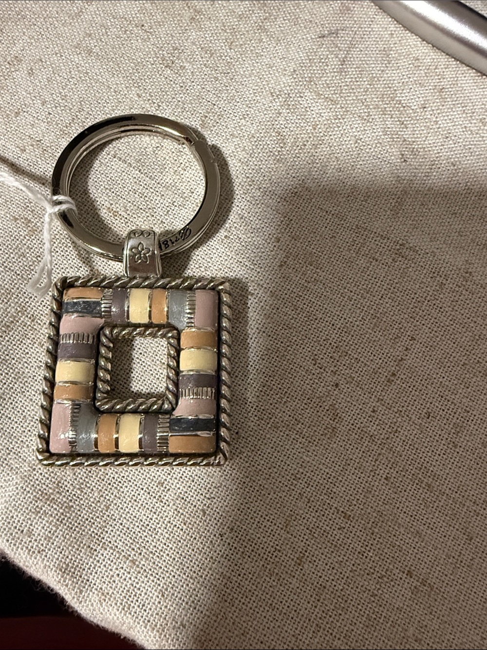 Retired Brighton Cabana Multi Square Key Fob
